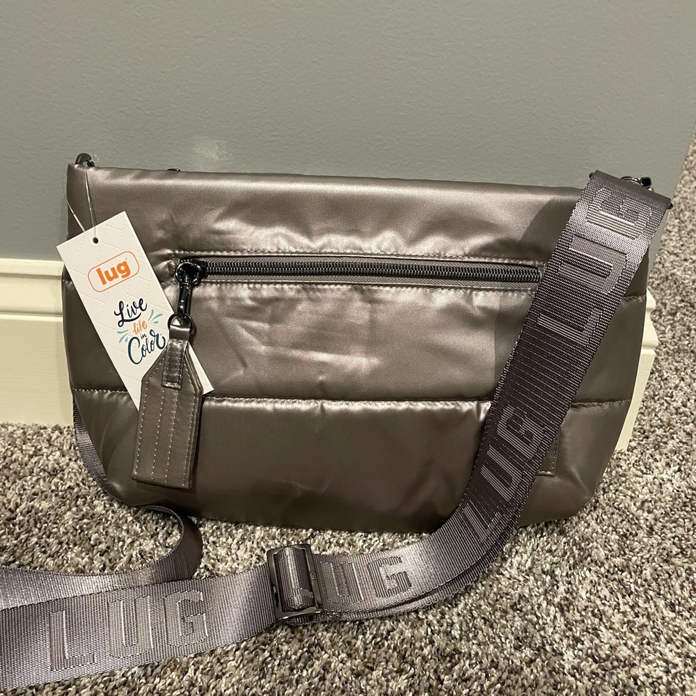 lug Moonwalk Crossbody - NWT - Metallic Pearl